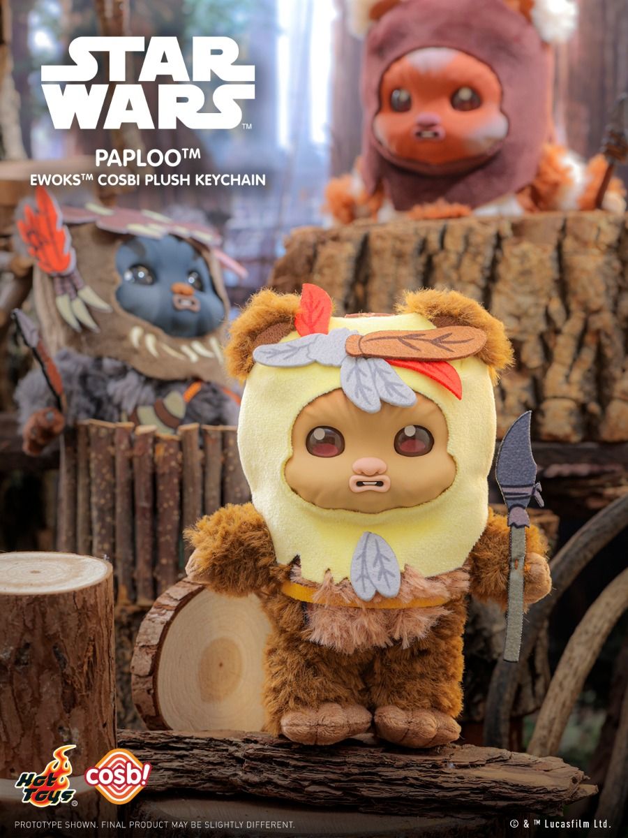 Hot Toys Star Wars Ewok Cosbi Plush Keychain Collection Series 2 (Full set of 8)