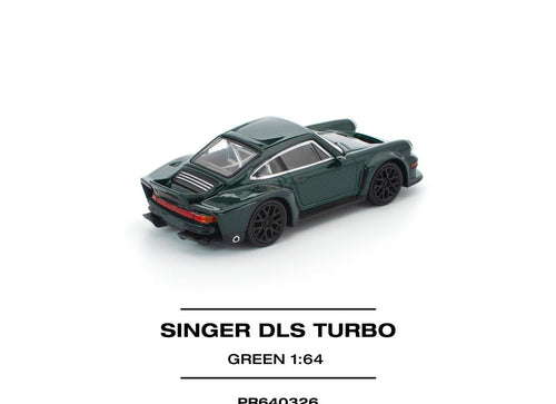 Load image into Gallery viewer, POPRACE 1/64 SINGER DLS TURBO (ROAD) GREEN Diecast Model Car
