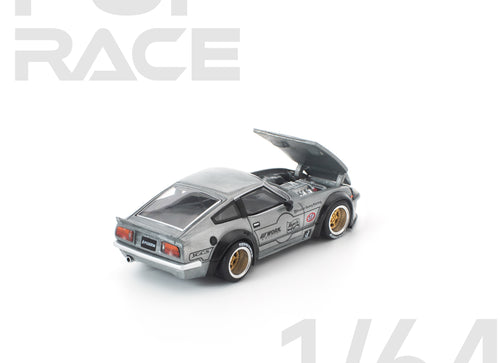 Load image into Gallery viewer, (Pre-order) POP RACE 1/64 PANDEM 280ZX RAW METAL Diecast Model Car
