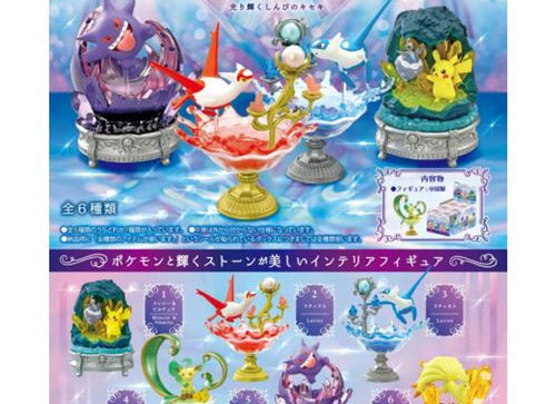 Load image into Gallery viewer, Re-ment Pokemon Gemstone Collection Shining Miracle Of Mystery 6pcs Complete Box
