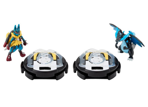Load image into Gallery viewer, Takara Tomy Pokémon Moncolle Battleze Mega Lucario VS Charizard X
