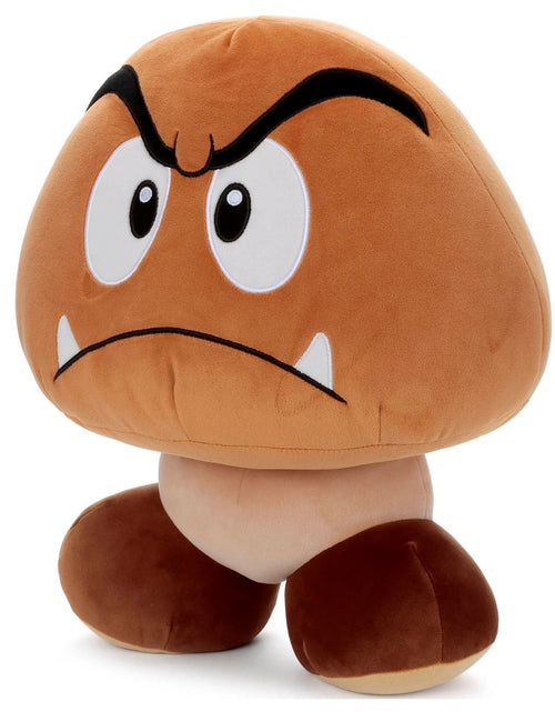 Load image into Gallery viewer, Takara Tomy Arts Super Mario Soft Plush Toy - Mocchi Game Style Goomba
