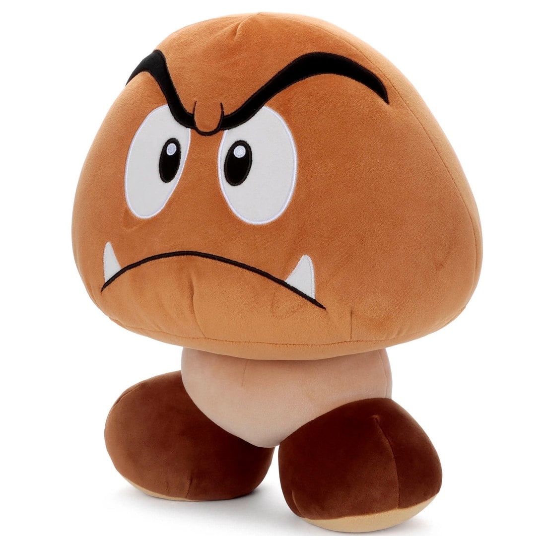 Takara Tomy Arts Super Mario Soft Plush Toy - Mocchi Game Style Goomba