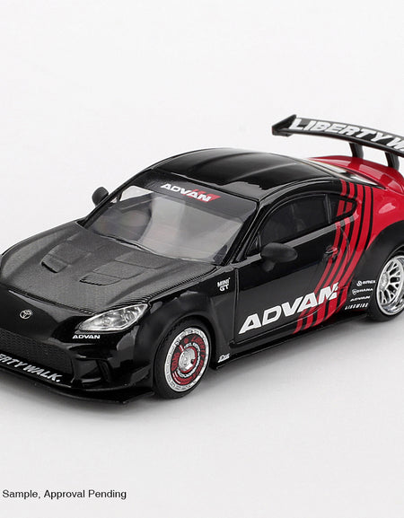 (Pre-order) MINI GT #1173 Toyota GR86 LB Nation Advan 1/64 Diecast Model Car