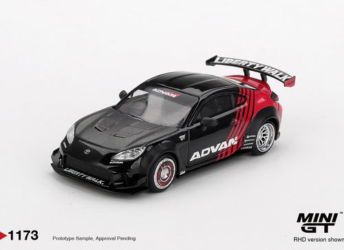 Load image into Gallery viewer, (Pre-order) MINI GT #1173 Toyota GR86 LB Nation Advan 1/64 Diecast Model Car
