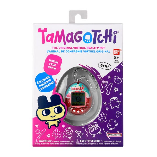 Bandai Original Tamagotchi - GEN1 Ice Cream Float Electric Pet