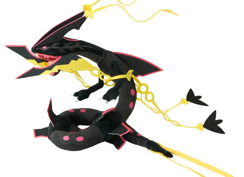 Load image into Gallery viewer, Takara Tomy Pokemon Soft Plush Toy Black Mega Rayquaza
