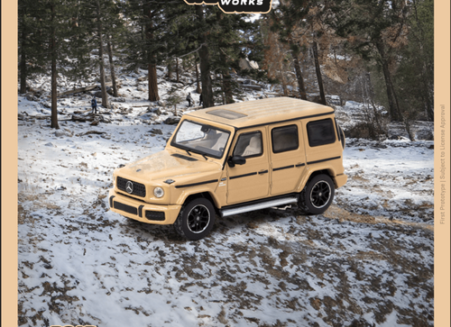 Load image into Gallery viewer, Tarmac Works 1/64 Mercedes-AMG G 63 Brown Model Car
