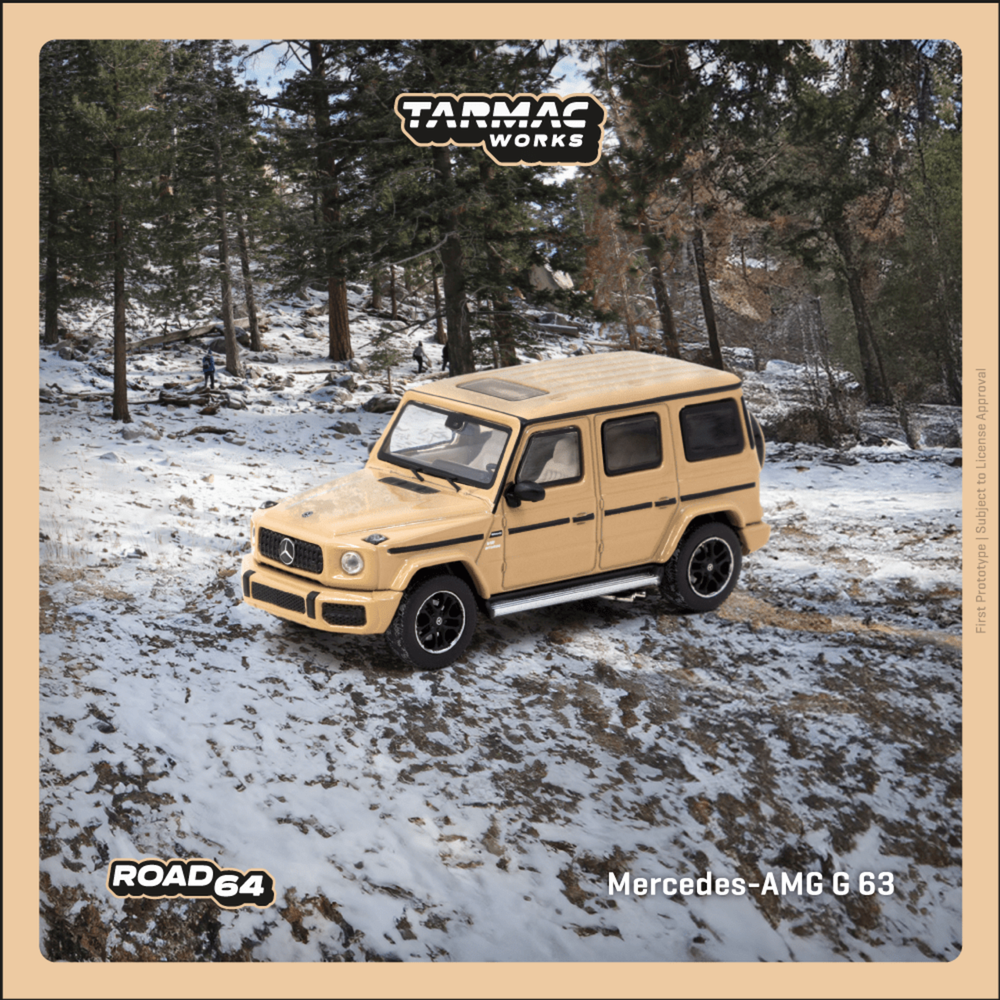 Tarmac Works 1/64 Mercedes-AMG G 63 Brown Model Car