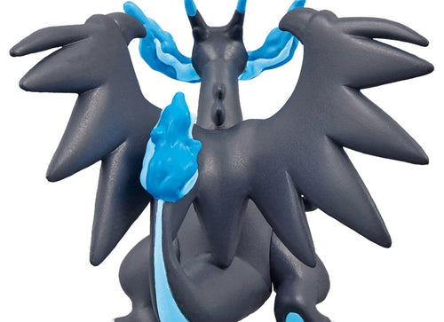 Load image into Gallery viewer, Takara Tomy Pokemon Monster Collection Mega Charizard X Mini Figure

