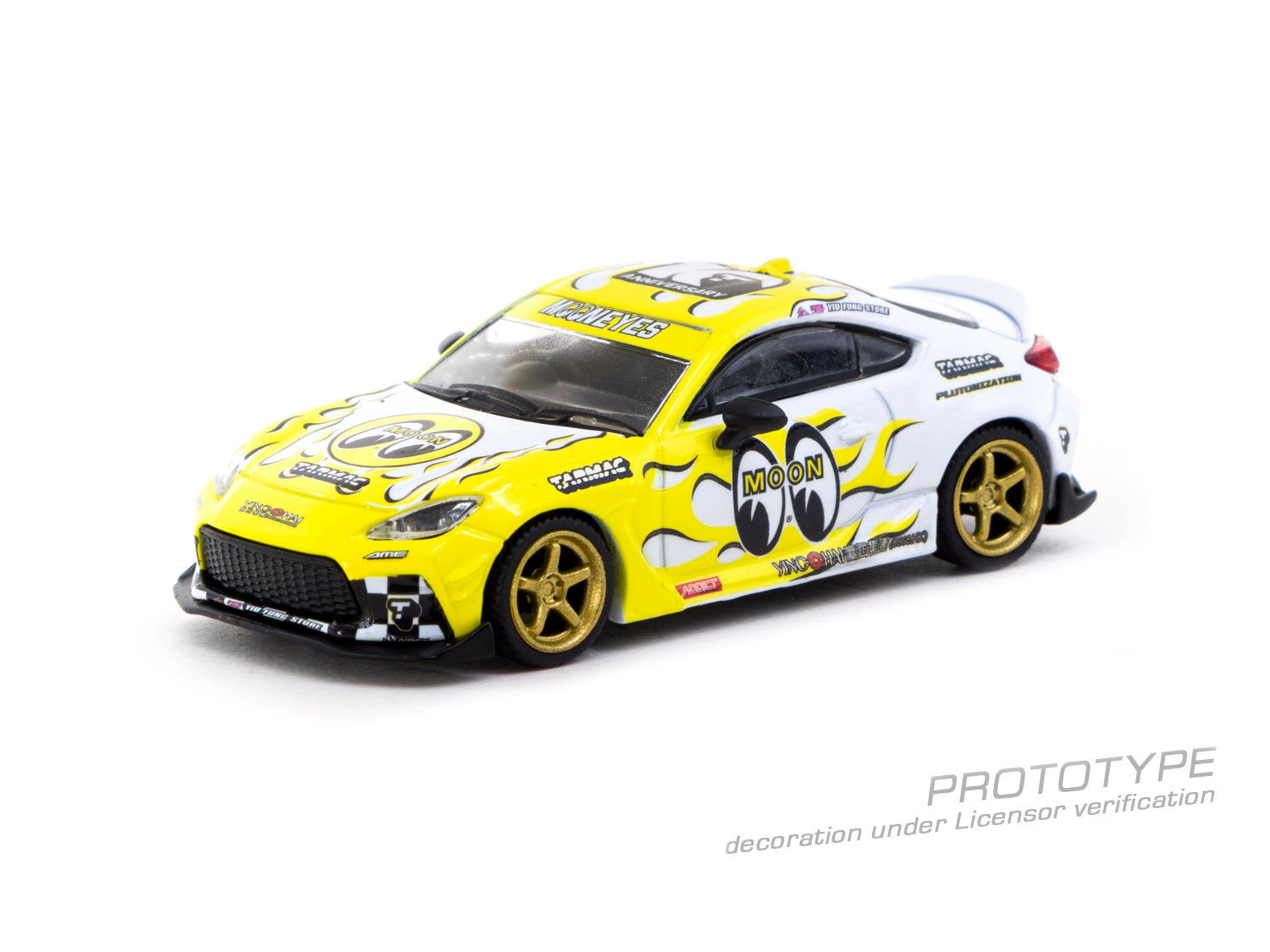 Tarmac Works 1:64 Toyota GR86 MOONEYES Diecast Model Car