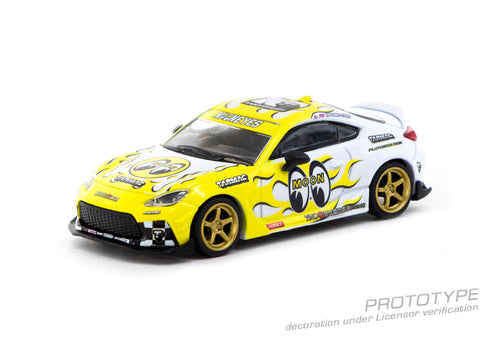 Load image into Gallery viewer, Tarmac Works 1:64 Toyota GR86 MOONEYES Diecast Model Car
