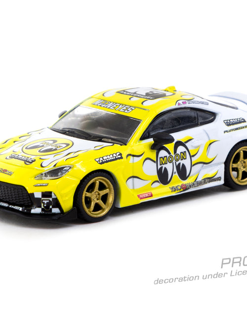 Load image into Gallery viewer, Tarmac Works 1:64 Toyota GR86 MOONEYES Diecast Model Car
