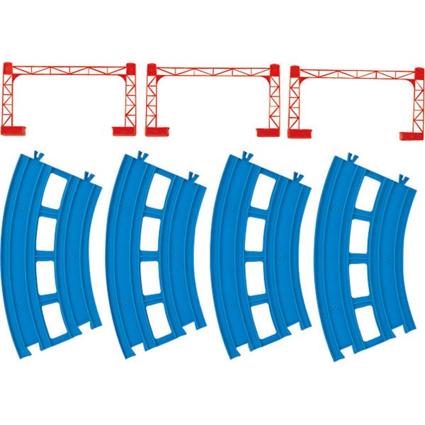 Takara Tomy Plarail Rail Train Accessories R-05 Double Curve Track Station