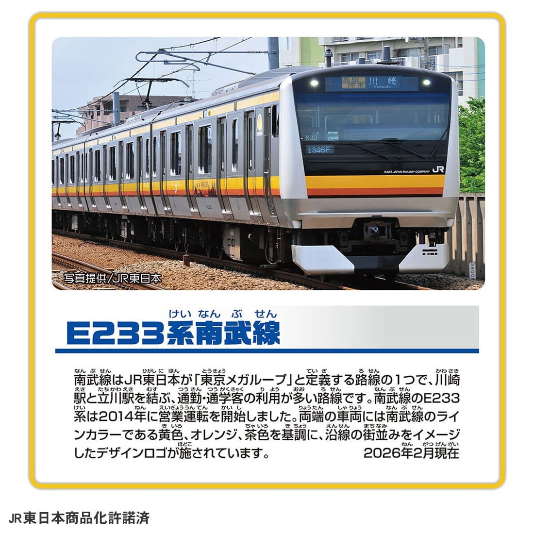 Takara Tomy Plarail Your Town's Hero Series E233 Series Nambu Line
