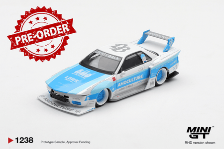 (Pre-order) Mini GT #1238 Nissan Skyline GT-R (R32) LBWK Kaido Work AMOCULTURE