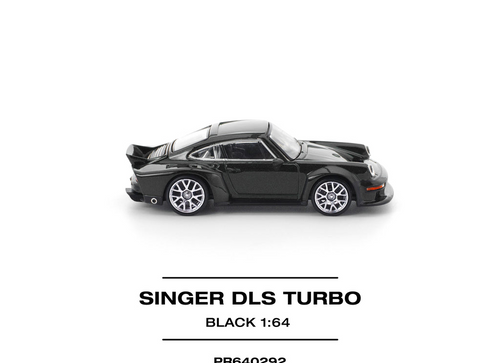 Load image into Gallery viewer, (Pre-order) POPRACE 1/64 SINGER DLS TURBO (ROAD) BLACK Diecast Model Car
