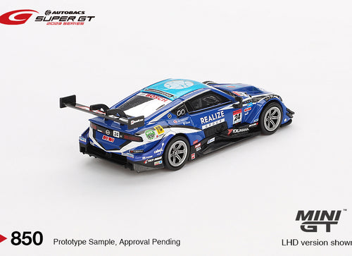 Load image into Gallery viewer, Mini GT #850 Nissan Z GT500 #24 "REALIZE CORPORTATION ADVAN Z" KONDO
