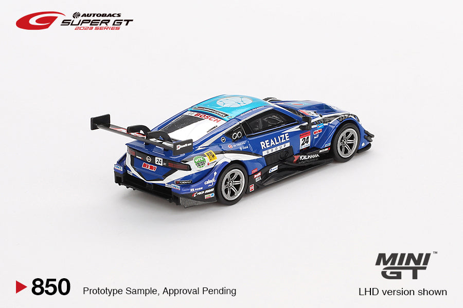 Mini GT #850 Nissan Z GT500 #24 "REALIZE CORPORTATION ADVAN Z" KONDO