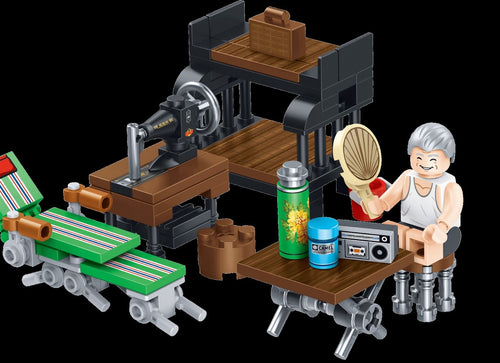 Load image into Gallery viewer, Royal Toys Building Blocks City Story Bricks RT52 : Home Of Resettlement Estates IN 1970s
