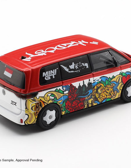 MINI GT #1209 Volkswagen ID. Buzz Mizu Design RHD Diecast Model Car