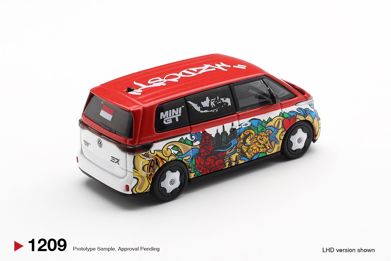 MINI GT #1209 Volkswagen ID. Buzz Mizu Design LHD Diecast Model Car