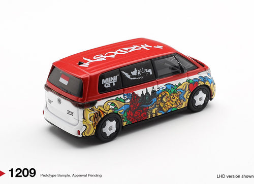 Load image into Gallery viewer, MINI GT #1209 Volkswagen ID. Buzz Mizu Design LHD Diecast Model Car
