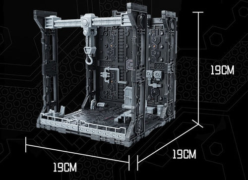 Load image into Gallery viewer, SCENE IN BOX SIB-6004 Crane Dock Diorama for Action Figures
