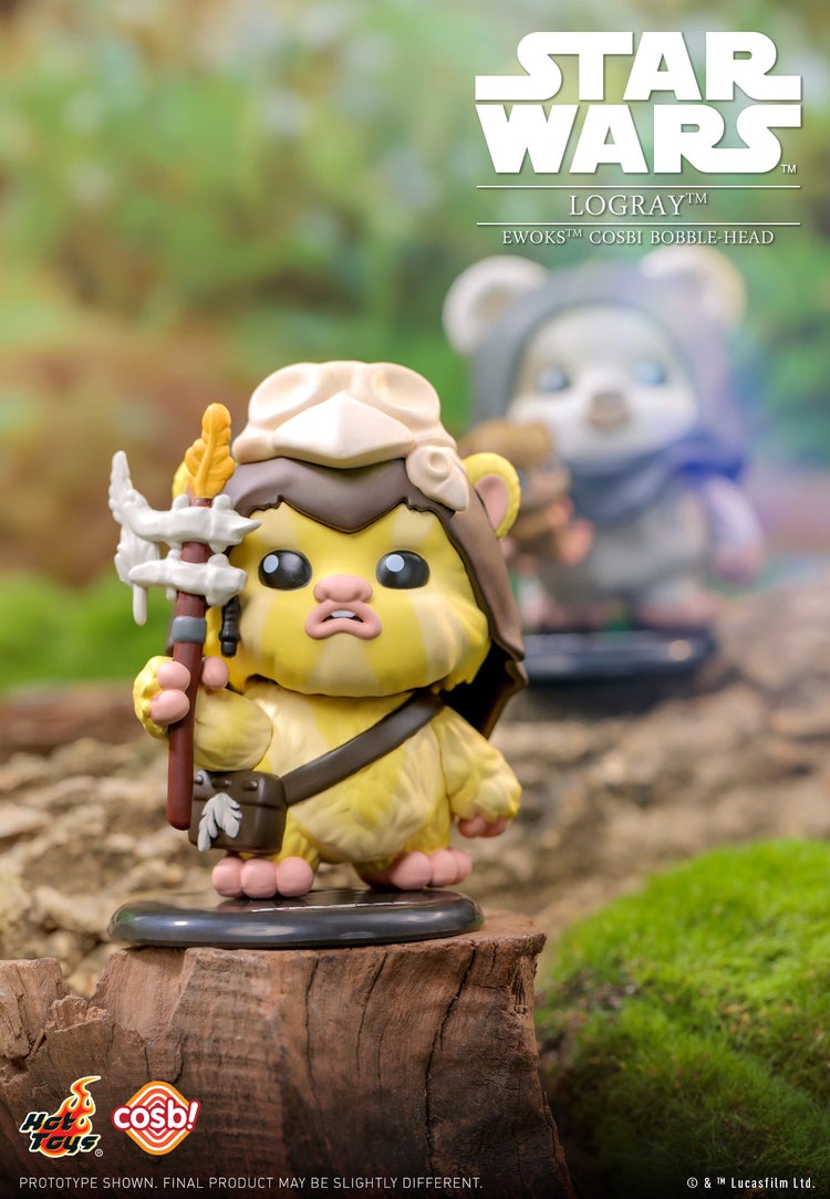 Hot Toys Star Wars Ewoks Cosbi Bobble-Head Collection Figure Set (Set of 8)