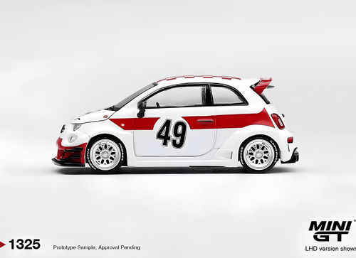 Load image into Gallery viewer, (Pre-order) Mini GT 1/64 #1325 Abarth 595 LB-WORKS x Abas Works 1000 Tribute LHD
