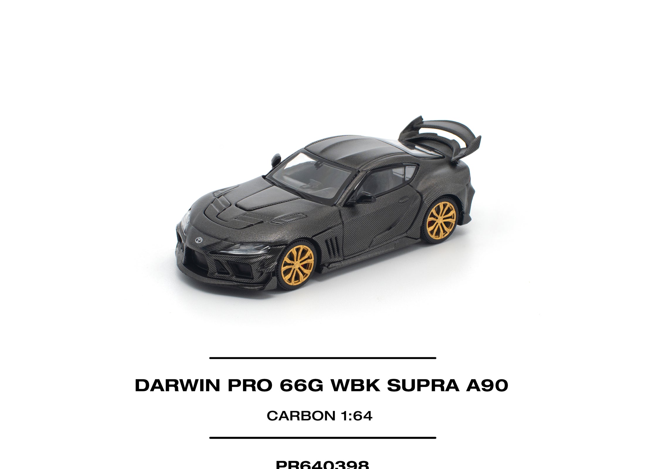 (Pre-order) POPRACE 1/64 DARWIN PRO 66G WBK SUPRA A90 CARBON EDITION Model Car
