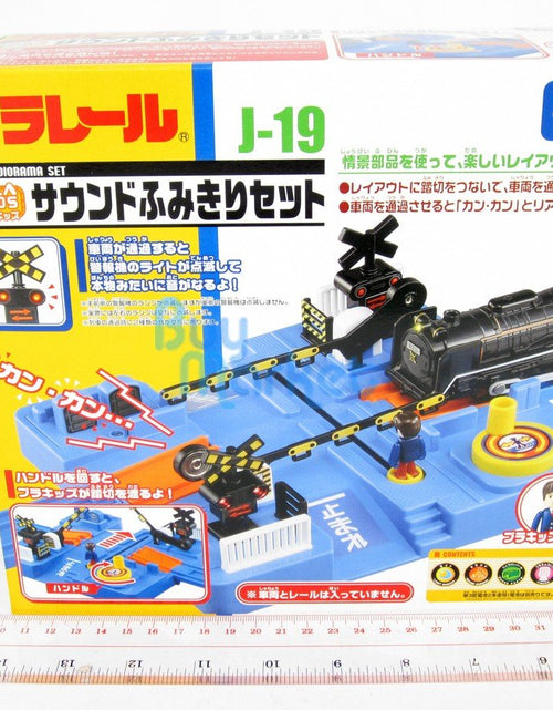 Load image into Gallery viewer, Takara Tomy Plarail Rail Train Accessories J-19 Plakids Sound Crossing Set Toy
