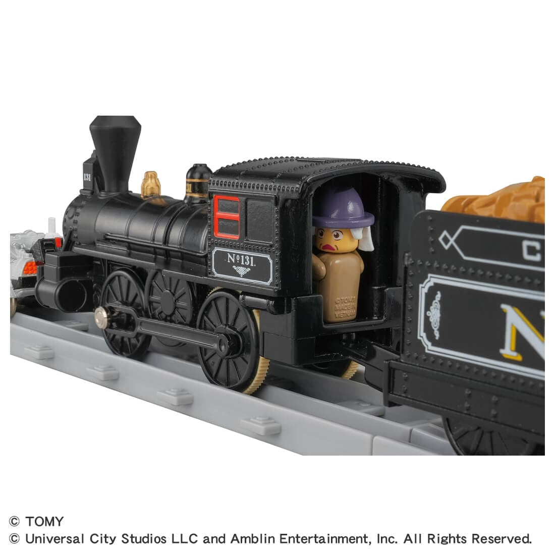 Takara Tomy Plarail Back to the Future Pt3 Steam Locomotive No.131 Time Machine