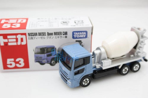 Load image into Gallery viewer, NEW Takara Tomica Tomy #53 Nissan DIESEL Quon MIXER Diecast Toy Car Japan
