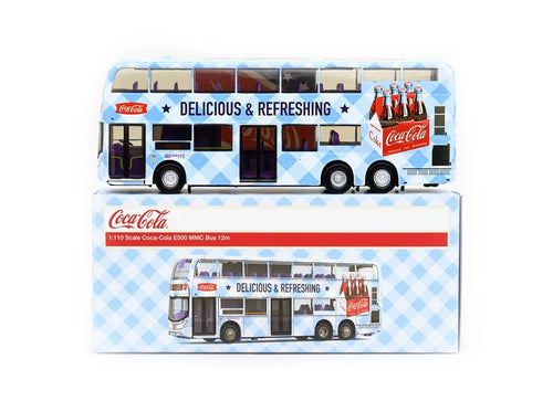 Load image into Gallery viewer, Tiny City Die-cast Model Car - ADL Enviro500 MMC 12m Coca-Cola Model Bus

