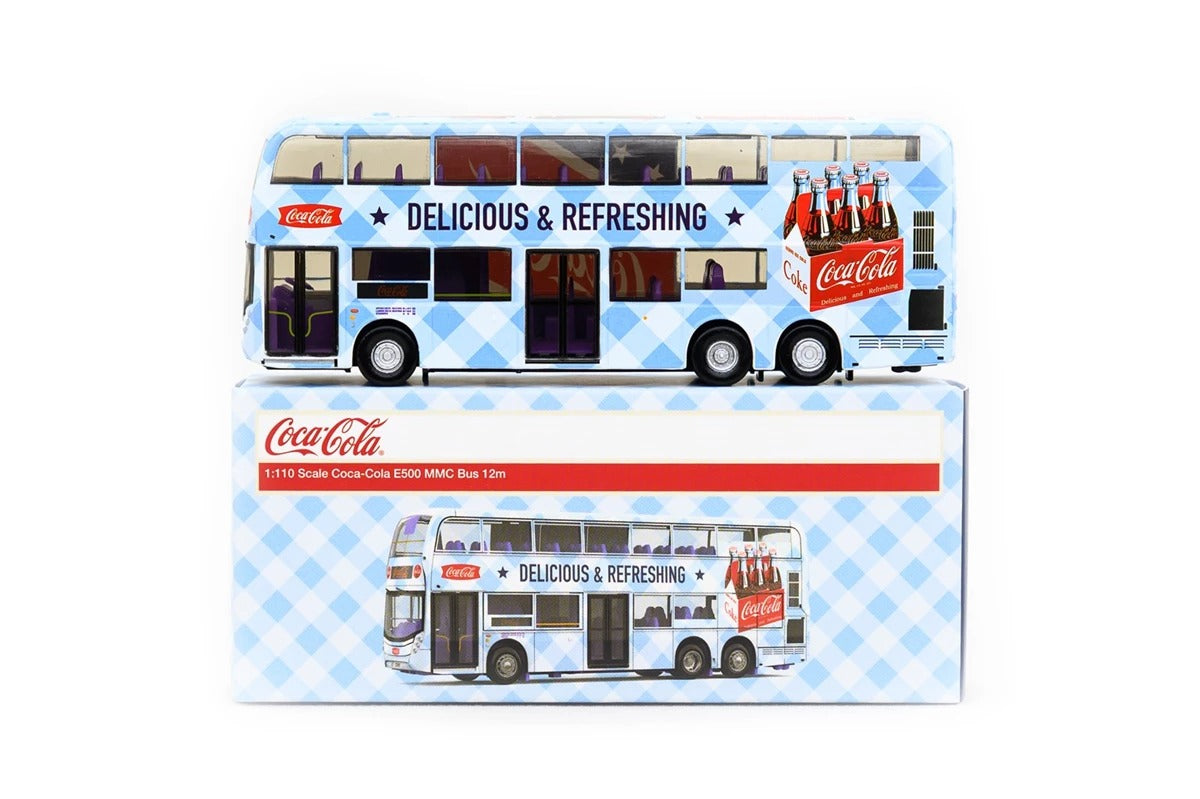 Tiny City Die-cast Model Car - ADL Enviro500 MMC 12m Coca-Cola Model Bus