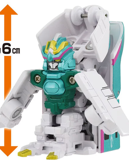Takara Tomy Shinkansen Deformation Robot SHINKALION CW Quick Change! E5 Hayabusa