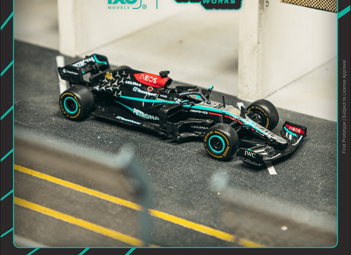 Load image into Gallery viewer, Tarmac Works Mercedes-AMG F1 W12 E Performance NY Demo Run 2024
