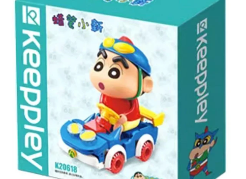 Load image into Gallery viewer, Qman Keeppley Building Blocks #K20618 - Crayon Shinchan Shinchan's super car
