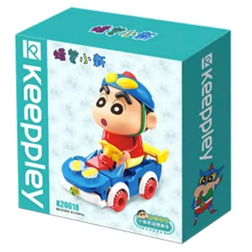 Load image into Gallery viewer, Qman Keeppley Building Blocks #K20618 - Crayon Shinchan Shinchan&#39;s super car
