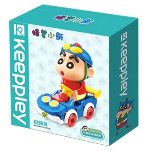 Qman Keeppley Building Blocks #K20618 - Crayon Shinchan Shinchan's super car