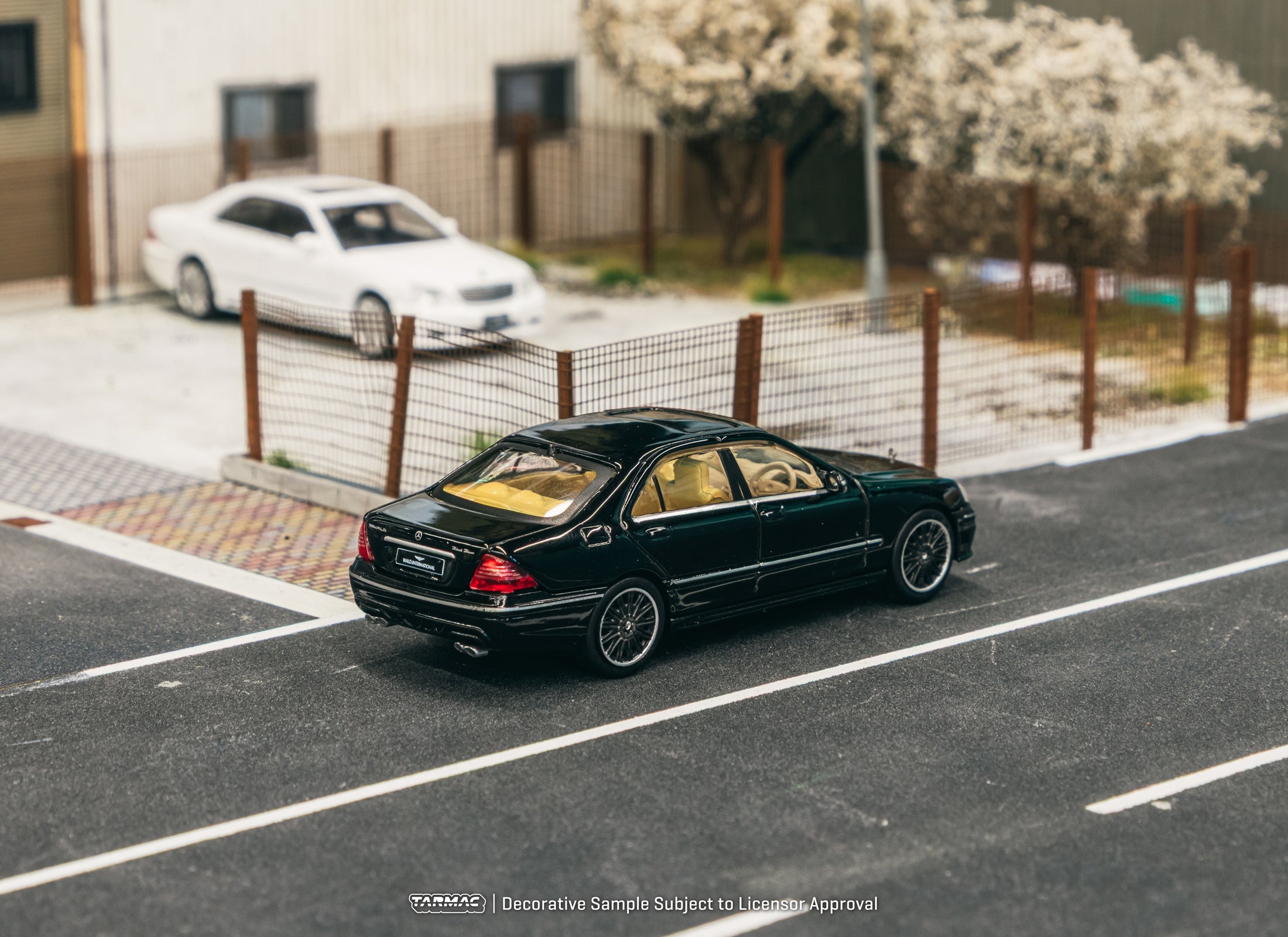 Tarmac Works 1/64 Mercedes-Benz S-Class Wald Black Diecast Model Car