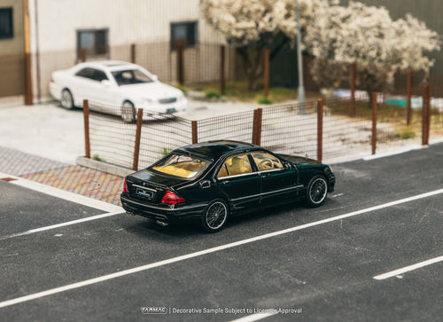 Load image into Gallery viewer, Tarmac Works 1/64 Mercedes-Benz S-Class Wald Black Diecast Model Car
