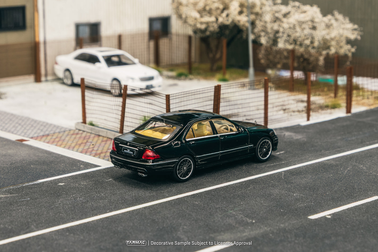Tarmac Works 1/64 Mercedes-Benz S-Class Wald Black Diecast Model Car