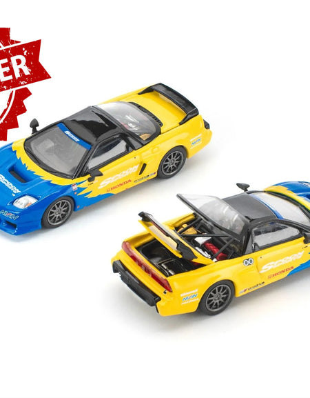 (Pre-order) POP RACE 1/64 HONDA NSX-R SPOON Diecast Model Car #PR640299