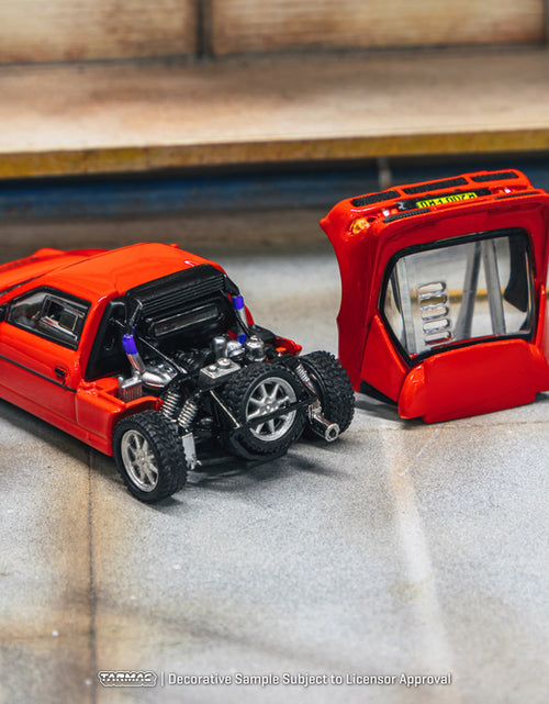 Load image into Gallery viewer, Tarmac Works 1/64 Ford RS200 Red Diecast Model Car
