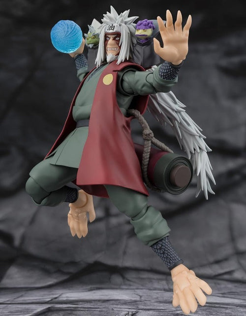 Load image into Gallery viewer, Bandai S.H.Figuarts JIRAIYA Hidden Leaf Heroic Master Sage (Sage Mode Set)
