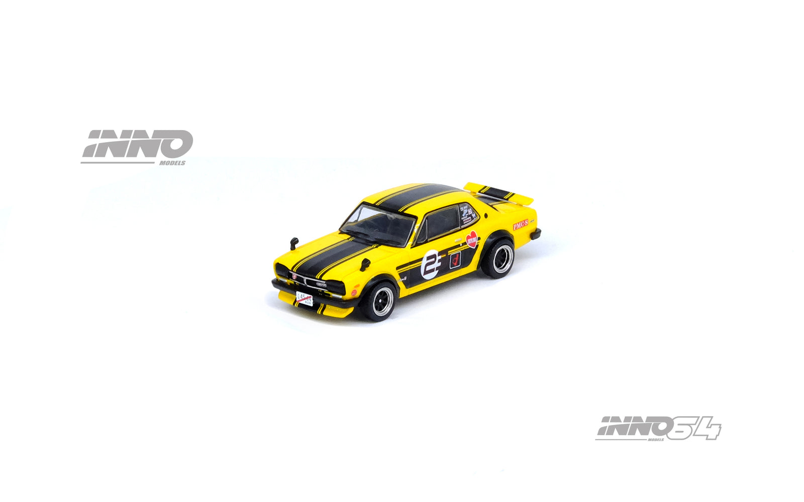 INNO64 Models 1/64 Nissan Skyline 2000 GT-R (KPGC10) Yellow
