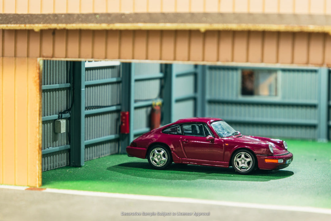 (Pre-order) Tarmac Works 1/64 Porsche 911 964 RS  Ruby Star Diecast Model Car