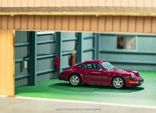 Load image into Gallery viewer, (Pre-order) Tarmac Works 1/64 Porsche 911 964 RS  Ruby Star Diecast Model Car
